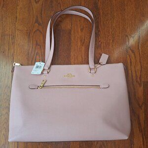 NWT Coach Candy Pink Large Gallery Leather Tote Bag
